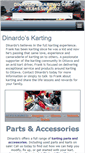 Mobile Screenshot of dinardokarting.com